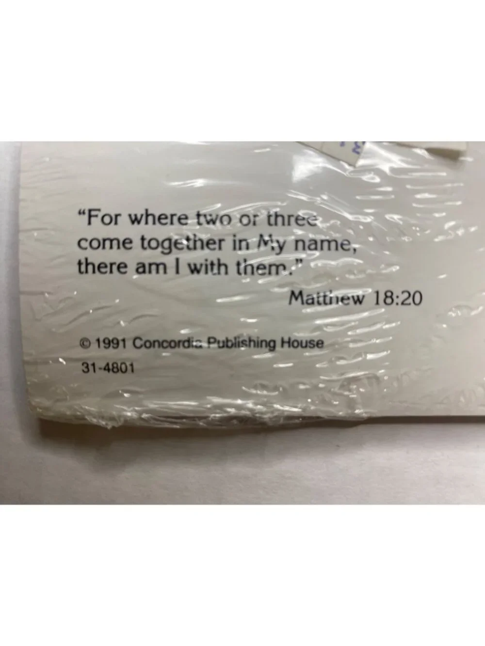 Vintage Christian Sunday School Postcards Dog & Child Ephemera Bible Verse